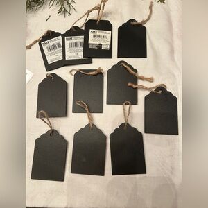 Black Chalkboard Gift Tags x11